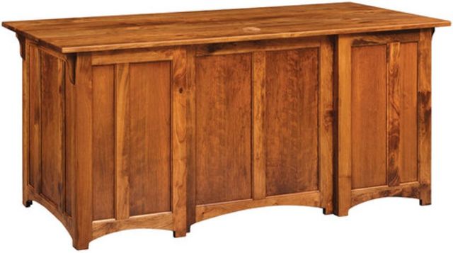 Country Classic Collection Customizable Mission 66" Desk-2