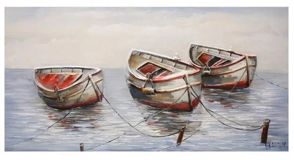 YHD Rowboat Harmony I Wall Art-0