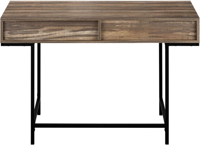 Monarch Specialties Inc. Black/Brown Computer Desk-3