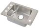 Elkay Lustertone® Classic Lustrous Satin Stainless Steel 25" x 22" x 5.5" 4-Hole Rectangular Single Bowl Drop-in Classroom ADA Sink-0