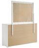 Coaster® Ives White High Gloss Dresser and Mirror-4