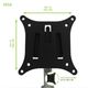 Kanto Gas Shock Dual Arm Silver Desktop Monitor Mount for 17"-32" Displays-1