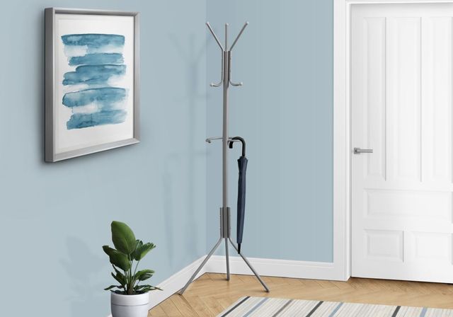 Monarch Specialties Inc. Silver Coat Rack-2