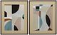 Bassett Mirror Curved Vision Contours Framed Print Wall Art-2