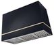 AGA Loge 48" Gloss Black Wall Mounted Range Hood with Brushed Nickel Trim-0