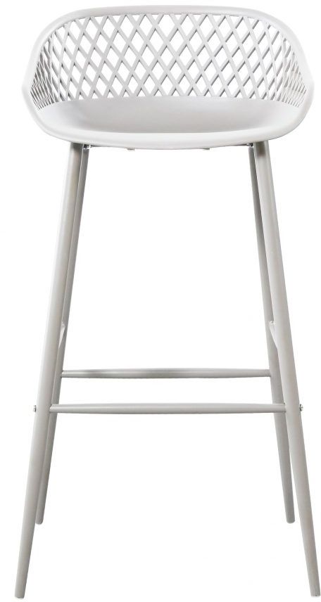 Moe's Home Collection Piazza White-m2 Outdoor Bar Stool-0
