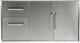 Coyote® 45" Stainless Steel Outdoor Door and Drawer Combo-0