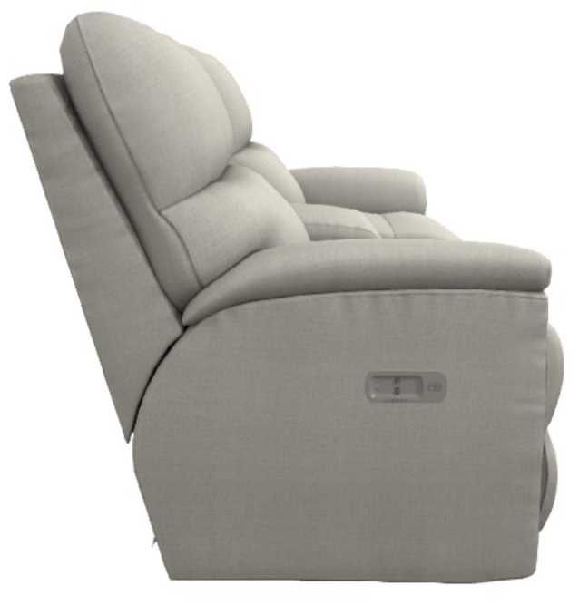 La-Z-Boy® Brooks Sugar Power Reclining Loveseat with Headrest and Console-3