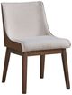 ACME Furniture Ginny 2-Piece Brown/Walnut/White Side Chair Set-0