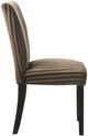 Coaster® Dermott 2-Piece Chocolate Upholstered Dining Side Chair Set-4