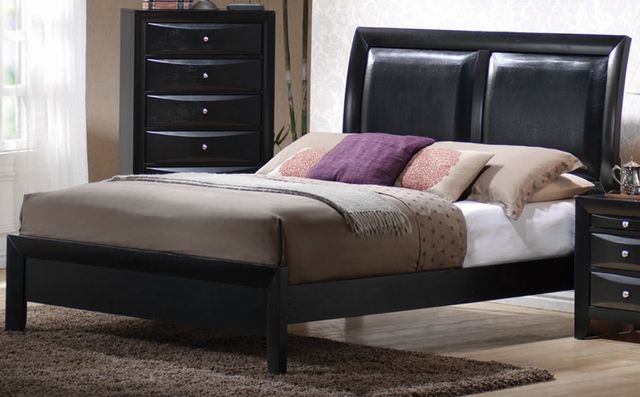 Coaster® Briana 4-Piece Black Queen Bedroom Set