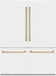 ZLINE Autograph Edition 60" 32.2 Cu. Ft. White Matte Built-In French Door Refrigerator-0