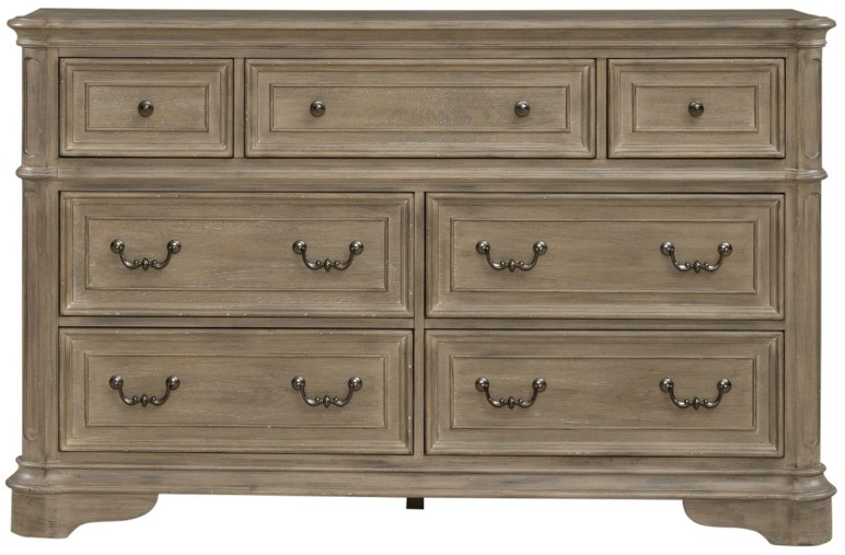 Liberty Furniture Magnolia Manor Dresser & Mirror - Thumbnail 4