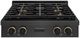 ZLINE Designer Paramount 30" Black Satin Stainless Steel with Matte Black and Champagne Bronze Accents Gas Rangetop with 4 Burner DuoPro™ Cooktop -0