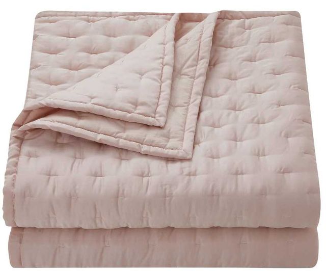 HiEnd Accents Eucalyptus 3-Piece Blush King Bedding Bundle-1
