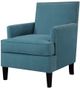 Olliix by Madison Park Blue Colton Track Arm Club Chair-3