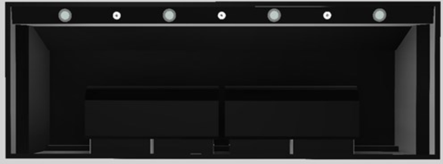 Vent-A-Hood® Designer Series 66" Black Wall Mounted Range Hood-3