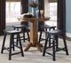 Liberty Furniture Creations II Black 24" Sawhorse Counter Stool-2