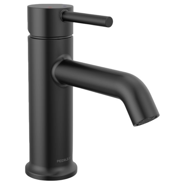 Peerless Precept® Single Top Handle Matte Black Lavatory Faucet-0