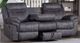 American Wholesale Furniture Knoxville Gray Manual Reclining Sofa-1