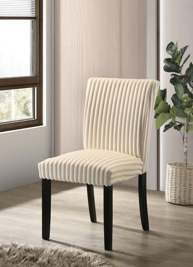 Coaster® Dermott 2-Piece Cream Upholstered Dining Side Chair Set-1