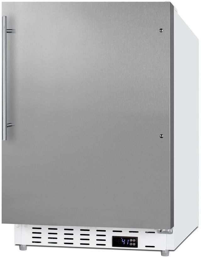 Summit® 3.5 Cu. Ft. Stainless Steel Under The Counter Refrigerator-3