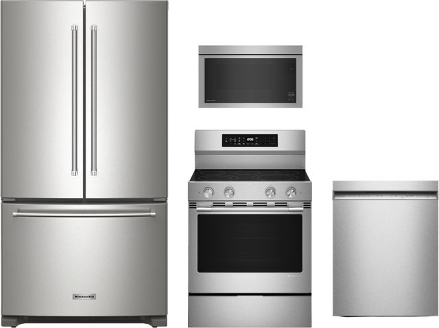 KitchenAid® 4 Piece Stainless Steel Kitchen Package-0