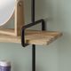 Powell® Wilder Black/Natural Wall Shelves-5