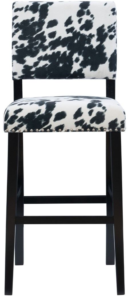 Linon Corey Black Bar Stool-3