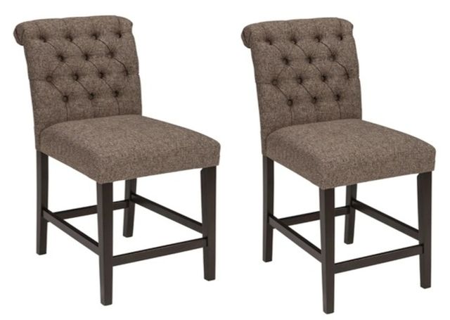 Signature Design by Ashley® Tripton 2-Piece Graphite Bar Stool-0