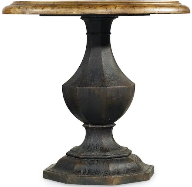 Hooker® Furniture Sanctuary Antique Hickory Round Accent Table with Antique Coffee Base-0