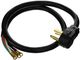Yale Appliance 4' 50AMP 4-Prong Black Range Cord-0