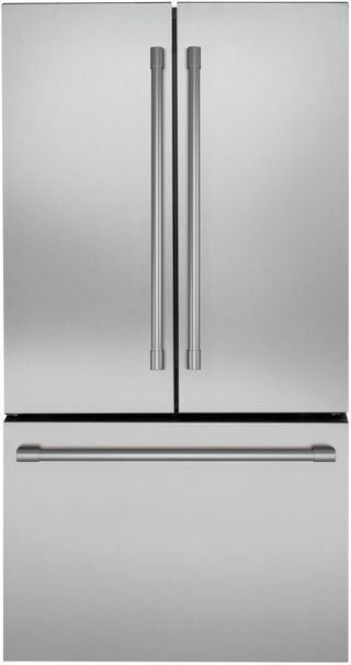 Monogram® 36 in. 23.1 Cu. Ft. Stainless Steel Counter Depth French Door Refrigerator