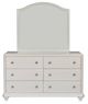 Liberty Furniture Stardust Iridescent White Dresser and Mirror-0