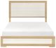 Homelegance® Sterling Natural/White California King Panel Bed-3
