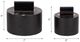Sagebrook Home 2-Piece Black Box Set-2