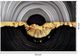 Classy Living Abstract Gold Circle Wall Art-2
