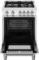 Bertazzoni Master Series 24" Fingerprint Resistant Stainless Steel Pro Style Gas Range-1