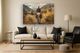 Classy Living Contemplative Rider in Autumn Landscape Wall Art-1