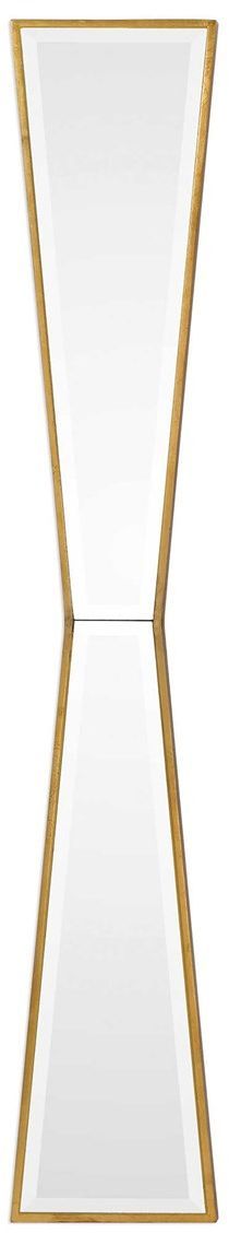 Uttermost® Corbata Antiqued Gold Leaf Mirror-0