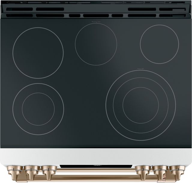 Café™ Matte White 30" Slide In Double Oven Electric Range-3