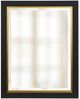 Stylecraft Black/Chrome Framed Beveled Mirror-0