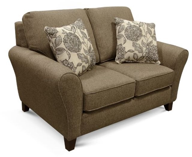 England Furniture Customizable Paxton Dark Brown Loveseat-1