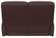 La-Z-Boy® Morrison Burgundy Power Reclining Loveseat with Headrest and Lumbar-3
