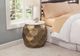 Steve Silver Co. Stomp White End Table with Gold Base-3