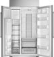 Monogram® 42" 24.5 Cu. Ft. Stainless Steel Built-In Side-by-Side Refrigerator-2