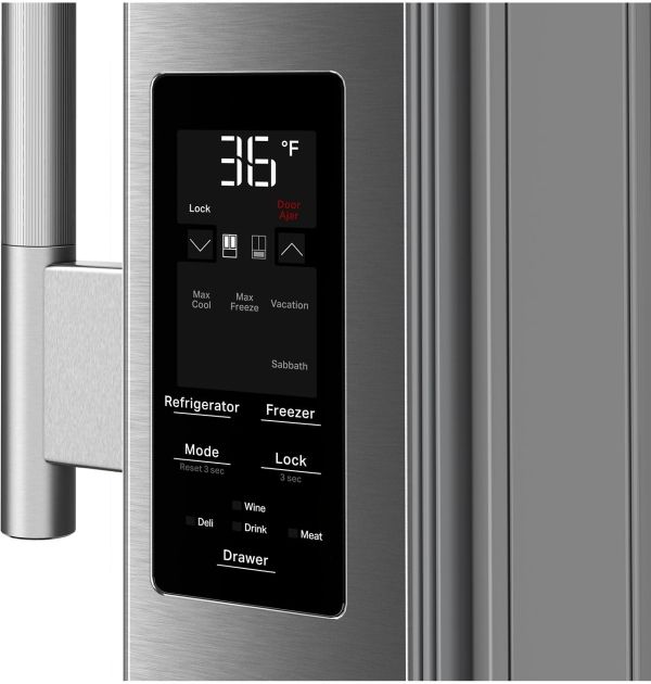 KitchenAid® 36" 29.5 Cu. Ft. PrintShield Stainless Steel French Door Refrigerator with Exterior Water and Ice Dispenser-3