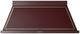 Ilve® Nostalgie II Noblesse 60" Burgundy Wall Mounted Range Hood with Burnished Trim-0