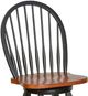 TEI St. Michael Windsor Black/Woontone 30" Swivel Bar Stool-1