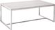 Magnussen Home® Esme Brushed Nickel/White Marble Rectangular Cocktail Table-0